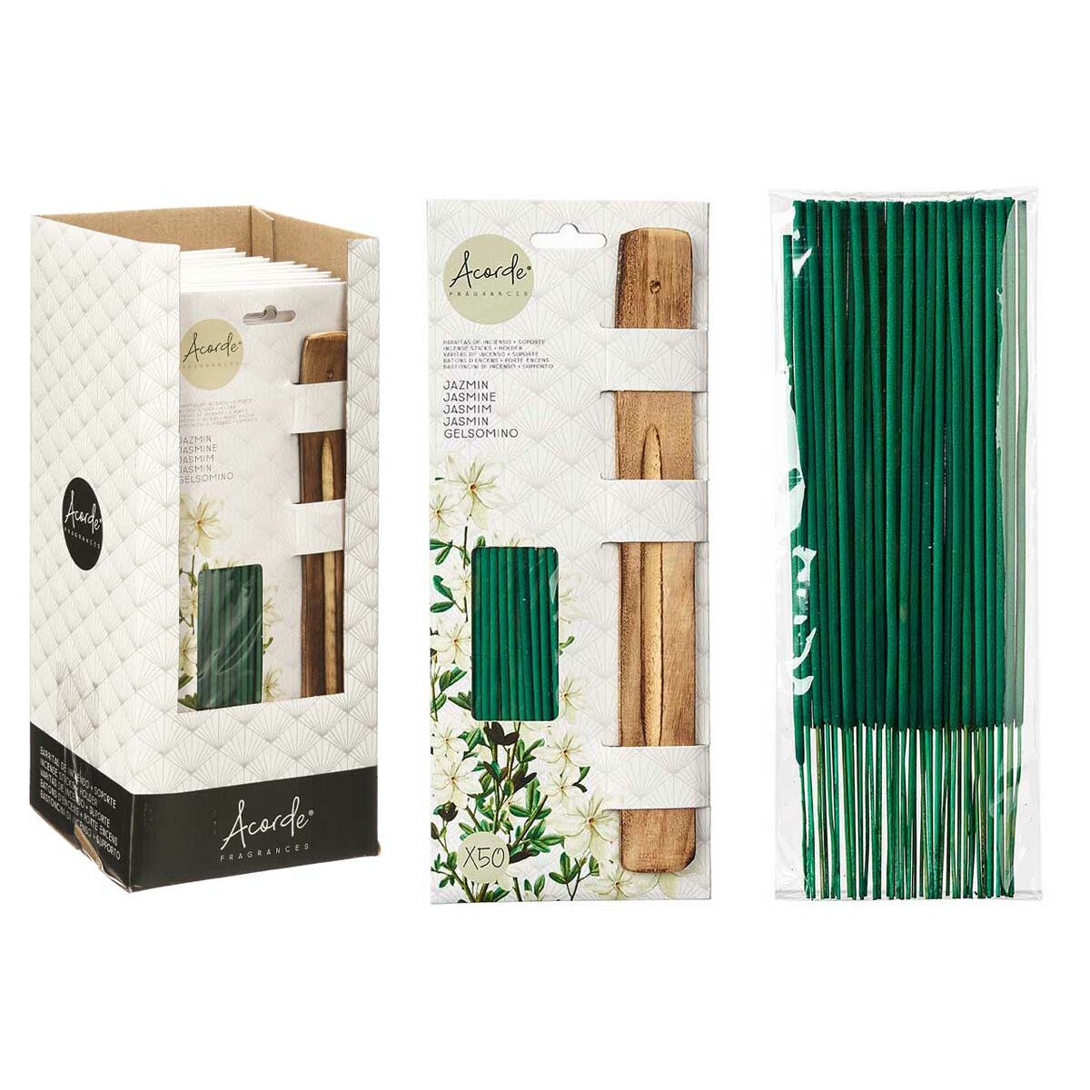 Set d'encens Acorde Jasmin (12 Unités)